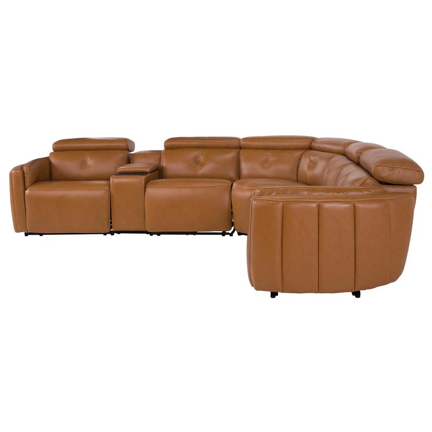 Kamet Leather Power Reclining Sectional with 6PCS/3PWR  alternate image, 4 of 10 images.