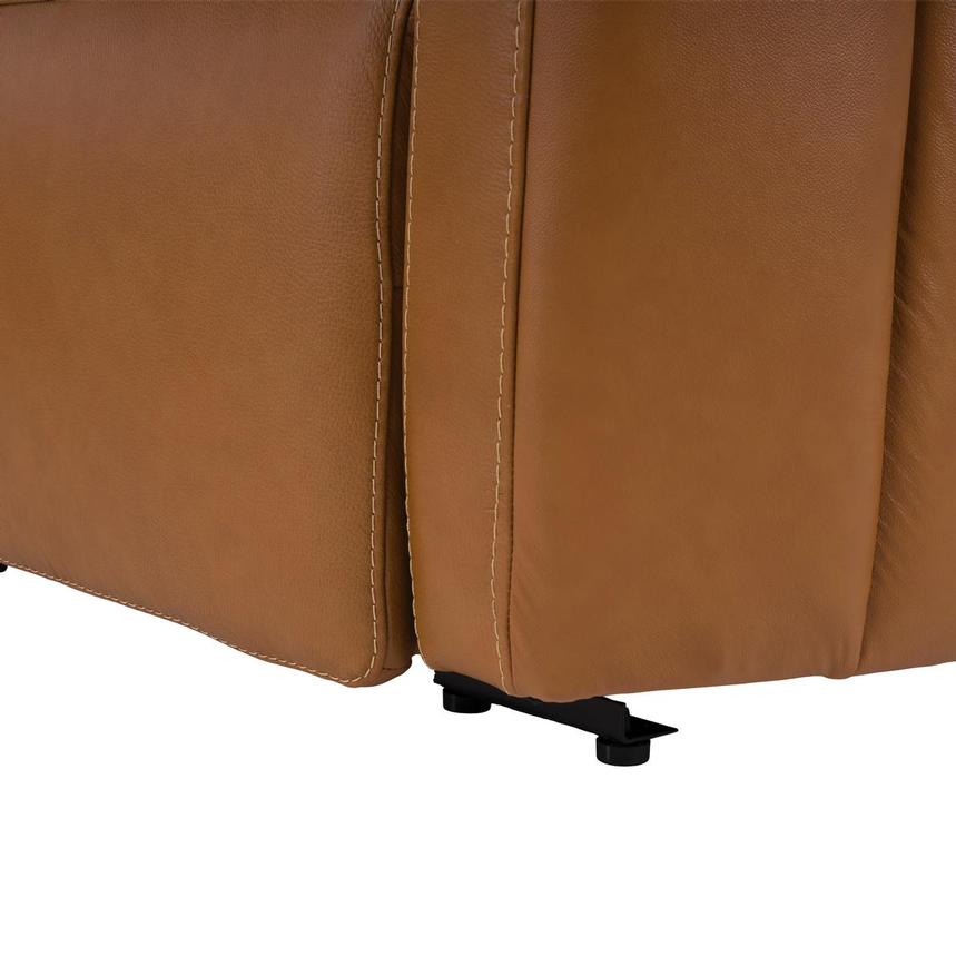 Kamet Tan Leather Power Reclining Sectional with 6PCS/2PWR  alternate image, 7 of 8 images.