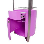 Eliza Pink Bar Cabinet  alternate image, 4 of 9 images.