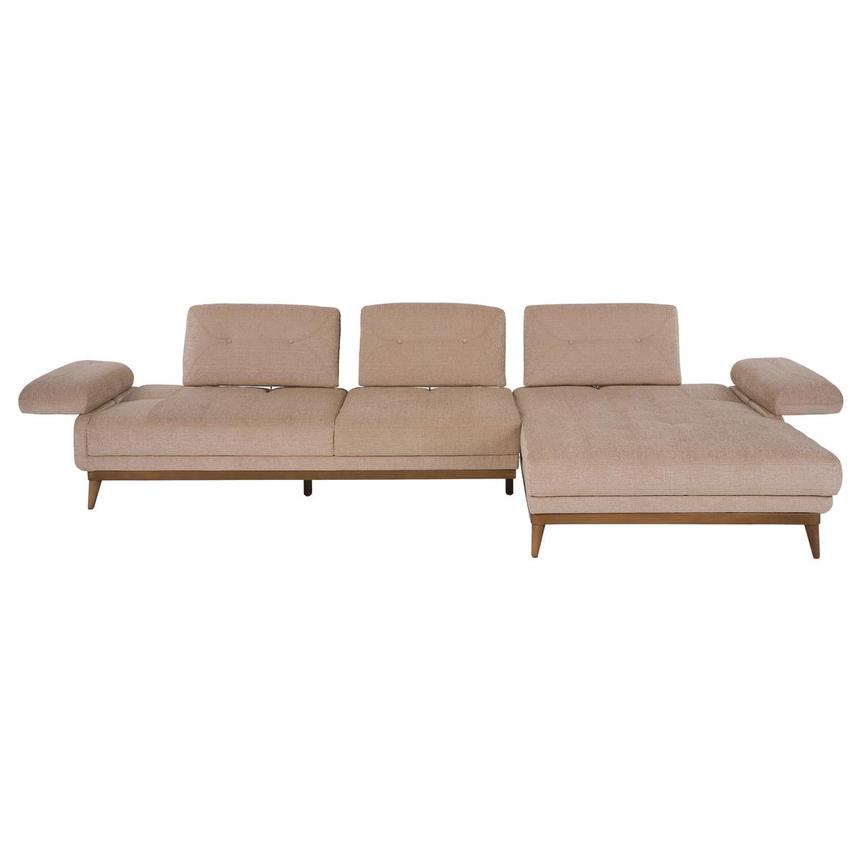 Pralin Beige Corner Sofa w/Right Chaise  alternate image, 3 of 11 images.
