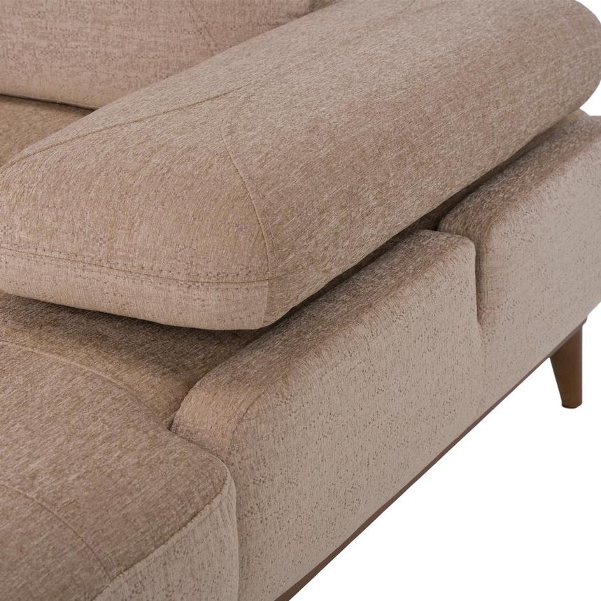 Pralin Beige Corner Sofa w/Right Chaise  alternate image, 8 of 11 images.