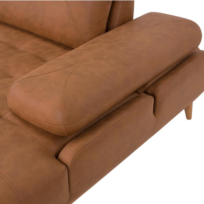 Pralin Brown Corner Sofa w/Right Chaise  alternate image, 8 of 11 images.