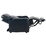 Neptune Blue Leather Power Recliner  alternate image, 5 of 11 images.