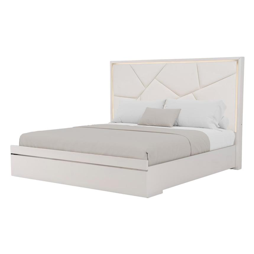 Tessa White Queen Storage Bed  main image, 1 of 8 images.