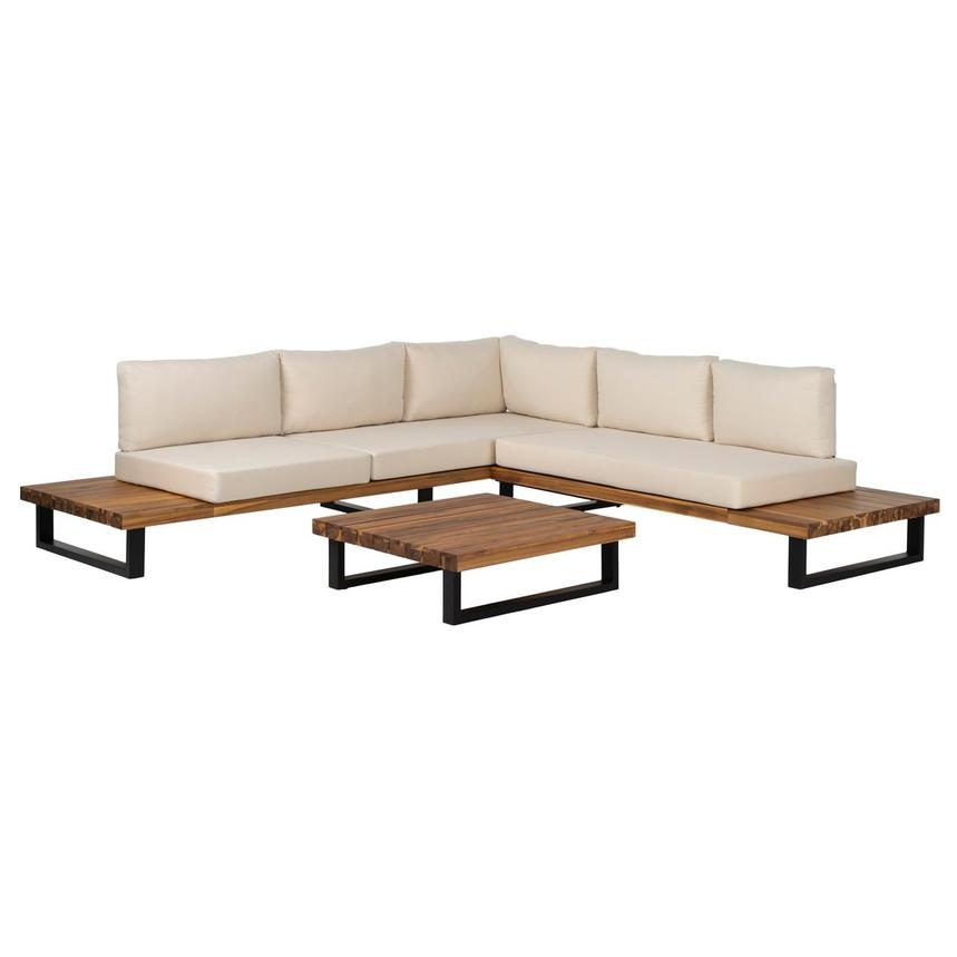 Bask Beige 3-Piece Patio Set  main image, 1 of 14 images.
