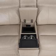 Scottsdale Leather Power Reclining Sectional with 6PCS/2PWR  alternate image, 4 of 14 images.