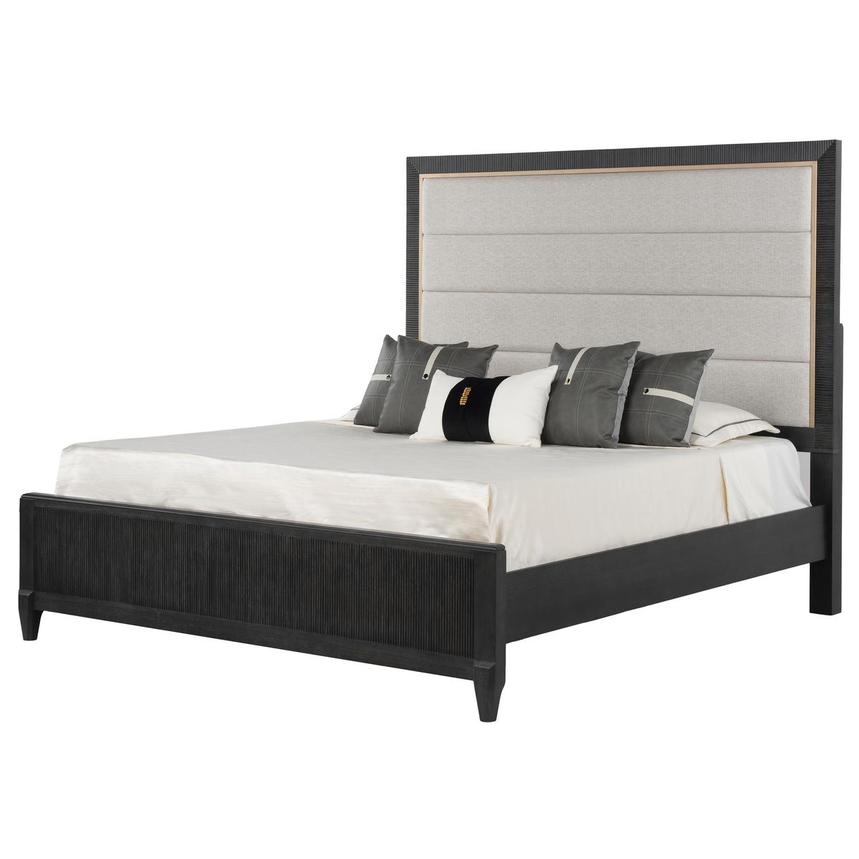 Detroit King Upholstered Panel Bed main image, 1 of 9 images.