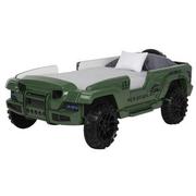 OFF-Road Green Twin Car Bed w/Mattress  alternate image 3 of 4 images.