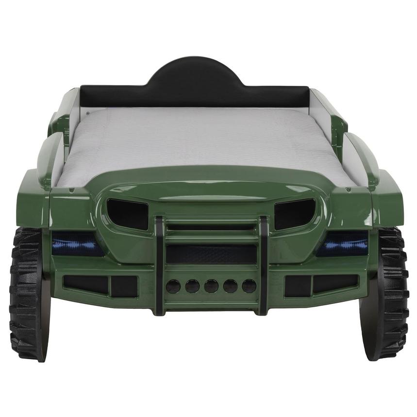 OFF-Road Green Twin Car Bed w/Mattress  alternate image, 3 of 10 images.