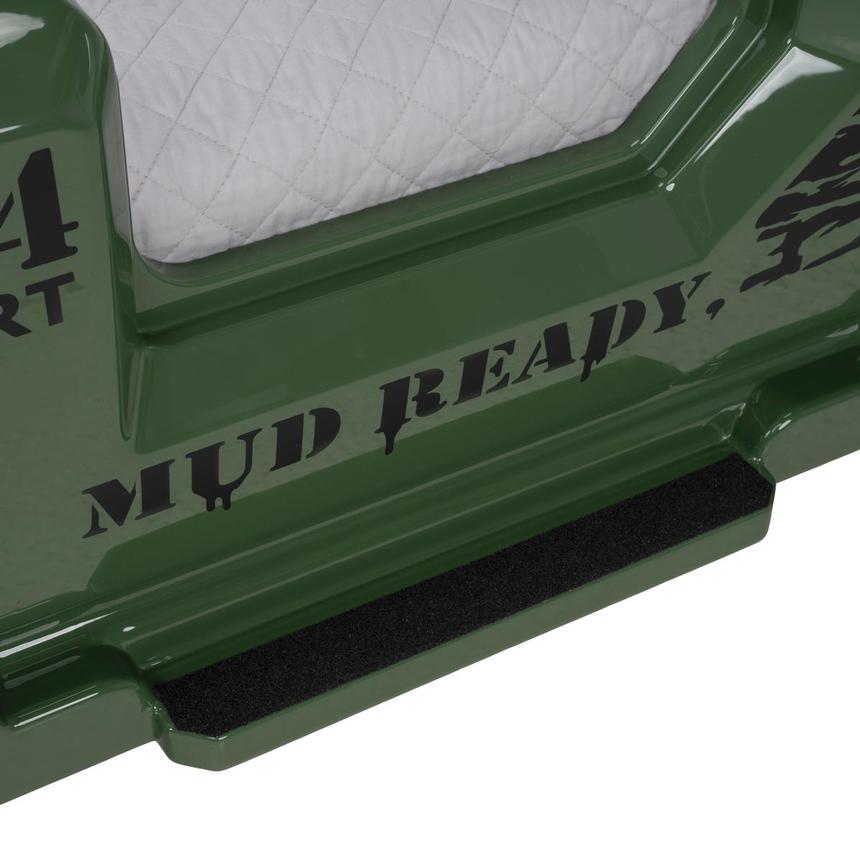 OFF-Road Green Twin Car Bed w/Mattress  alternate image, 8 of 10 images.