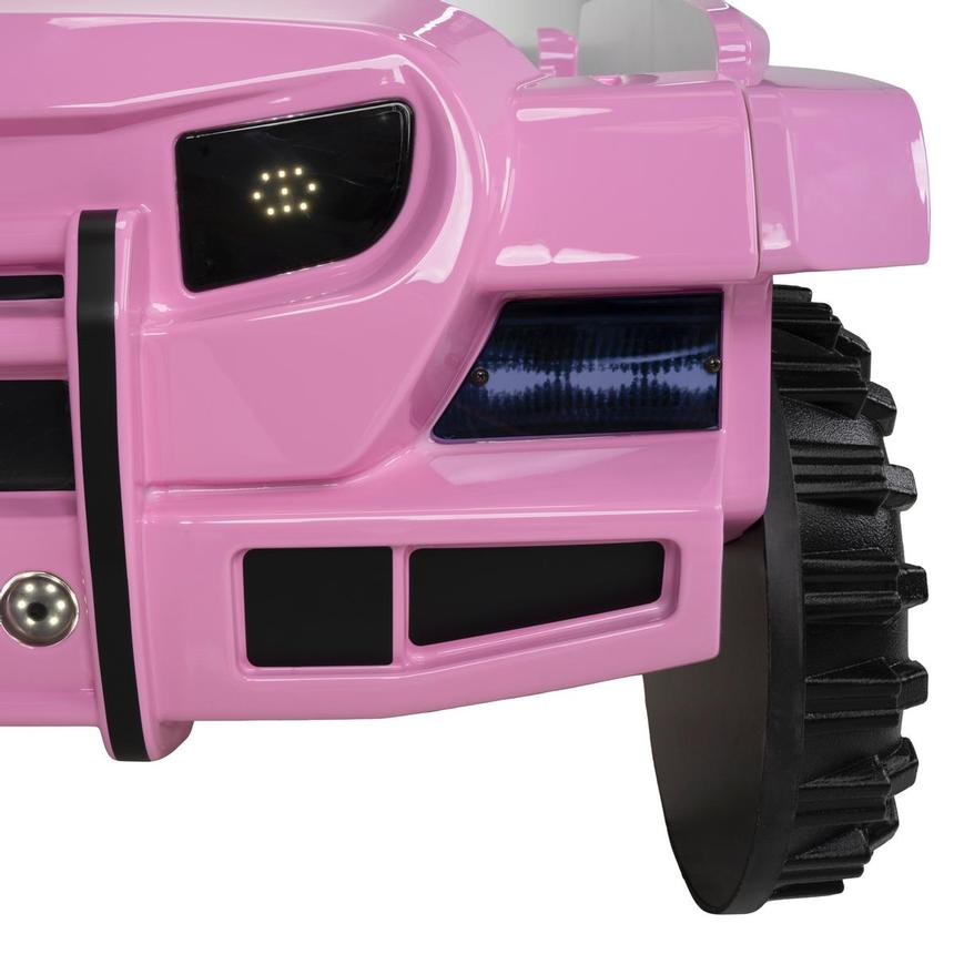 OFF-Road Pink Twin Car Bed w/Mattress  alternate image, 8 of 12 images.
