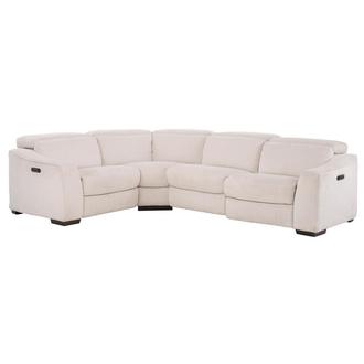 Jameson Cream Power Reclining Sectional with 4PCS/2PWR