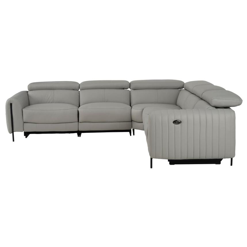 Marcelo Leather Power Reclining Sectional with 5PCS/2PWR  alternate image, 3 of 9 images.