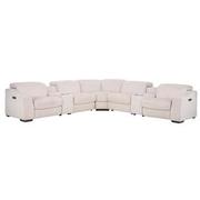 Jameson Cream Power Reclining Sectional with 7PCS/3PWR  main image, 1 of 10 images.