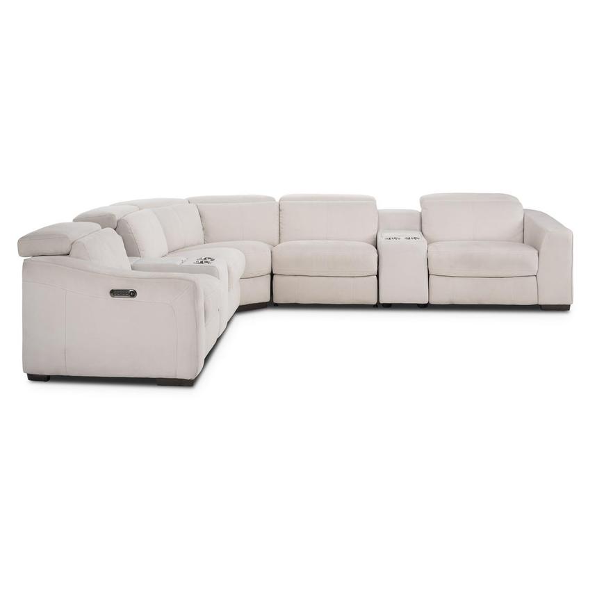 Jameson Cream Power Reclining Sectional with 7PCS/3PWR alternate image, 3 of 10 images.