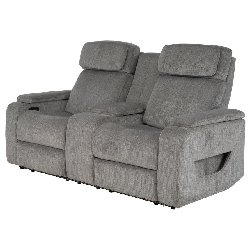 Annika Power Reclining Sofa w/Console  alternate image, 3 of 14 images.