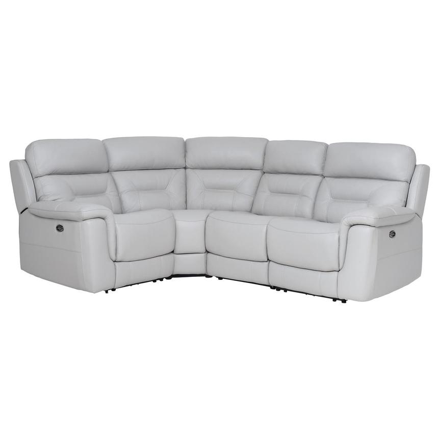 Palmer Leather Power Reclining Sectional with 4PCS/2PWR main image, 1 of 7 images.