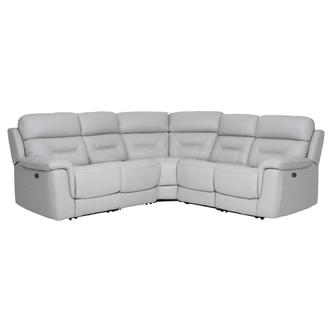 Palmer Leather Power Reclining Sectional with 5PCS/2PWR