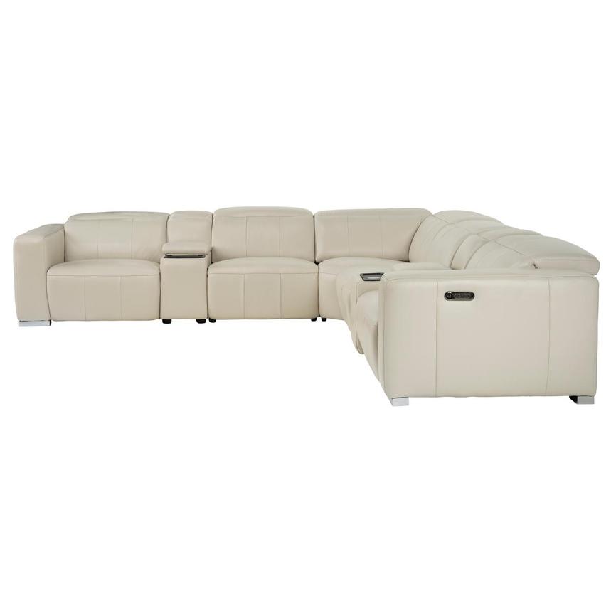 Samar Leather Power Reclining Sectional with 7PCS/3PWR  alternate image, 4 of 13 images.