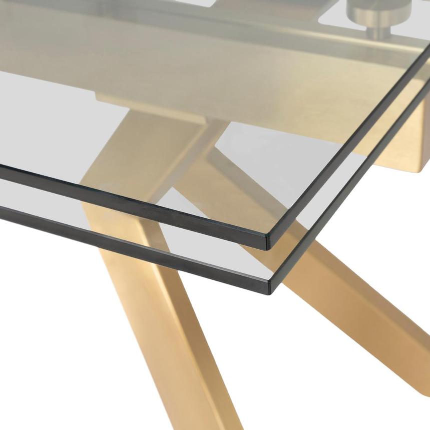 Landon Gold Extendable Dining Table  alternate image, 8 of 10 images.