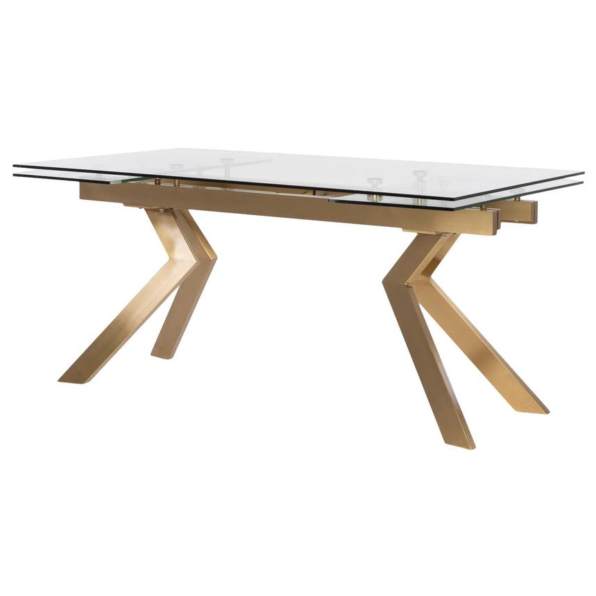 Landon Gold Extendable Dining Table main image, 1 of 10 images.