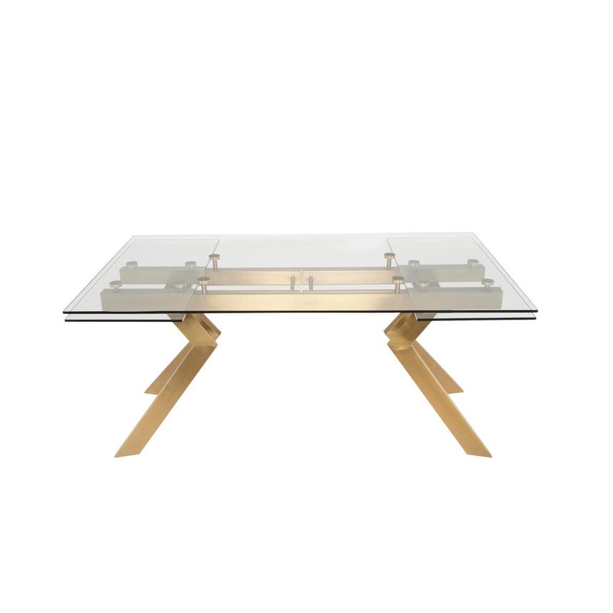 Landon Gold Extendable Dining Table alternate image, 6 of 10 images.