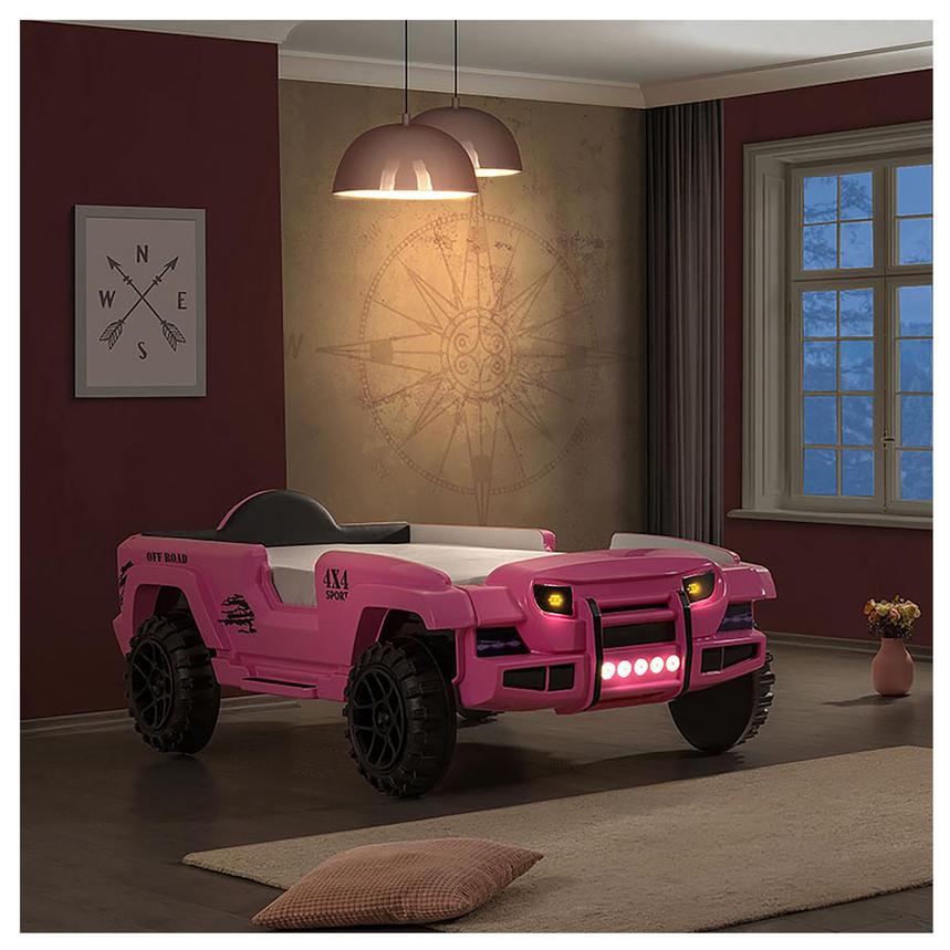 OFF-Road Pink Twin Car Bed  alternate image, 3 of 12 images.