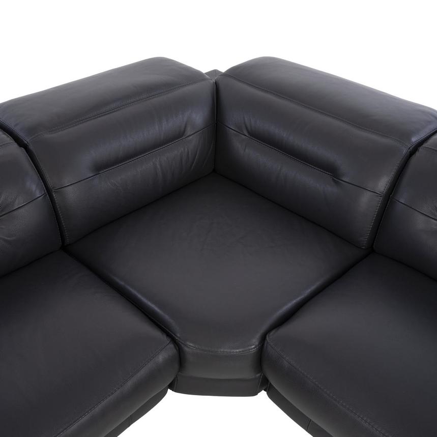 Anabel Gray Leather Power Reclining Sectional with 7PCS/3PWR  alternate image, 4 of 12 images.