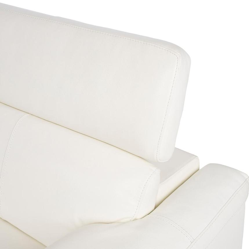 Charlie White Leather Power Reclining Sectional with 7PCS/3PWR alternate image, 8 of 12 images.