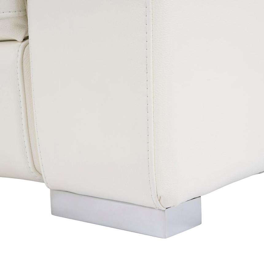 Charlie White Leather Power Reclining Sectional with 7PCS/3PWR alternate image, 11 of 12 images.