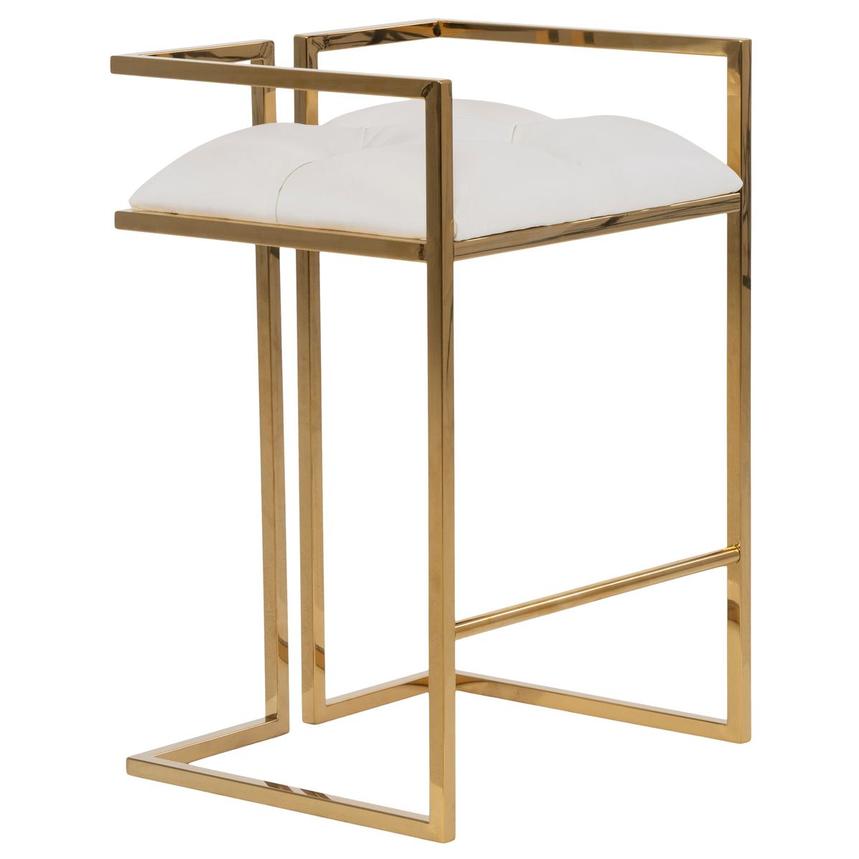 Dixie White/Gold Counter Stool  alternate image, 3 of 8 images.