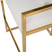 Dixie White/Gold Counter Stool  alternate image, 6 of 8 images.
