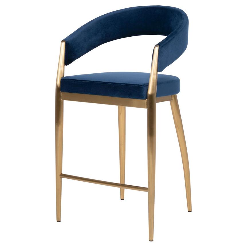 Britney Blue Counter Stool main image, 1 of 8 images.
