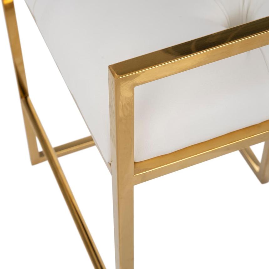 Dixie White/Gold Counter Stool alternate image, 6 of 8 images.