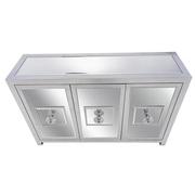 Steve 3-Door Cabinet  alternate image, 7 of 11 images.