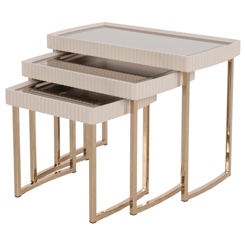 Lainey Cream Nesting Tables Set of 3 main image, 1 of 9 images.
