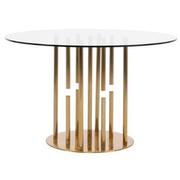 Cascada Gold 5-Piece Round Dining Set  alternate image, 2 of 16 images.