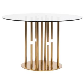 Cascada Gold Round Dining Table
