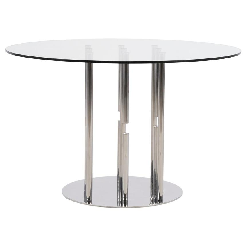 Cascada Silver 5-Piece Round Dining Set  alternate image, 3 of 15 images.