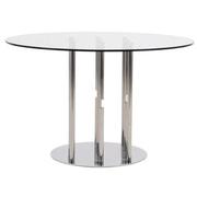Cascada Silver Round Dining Table  alternate image, 2 of 6 images.