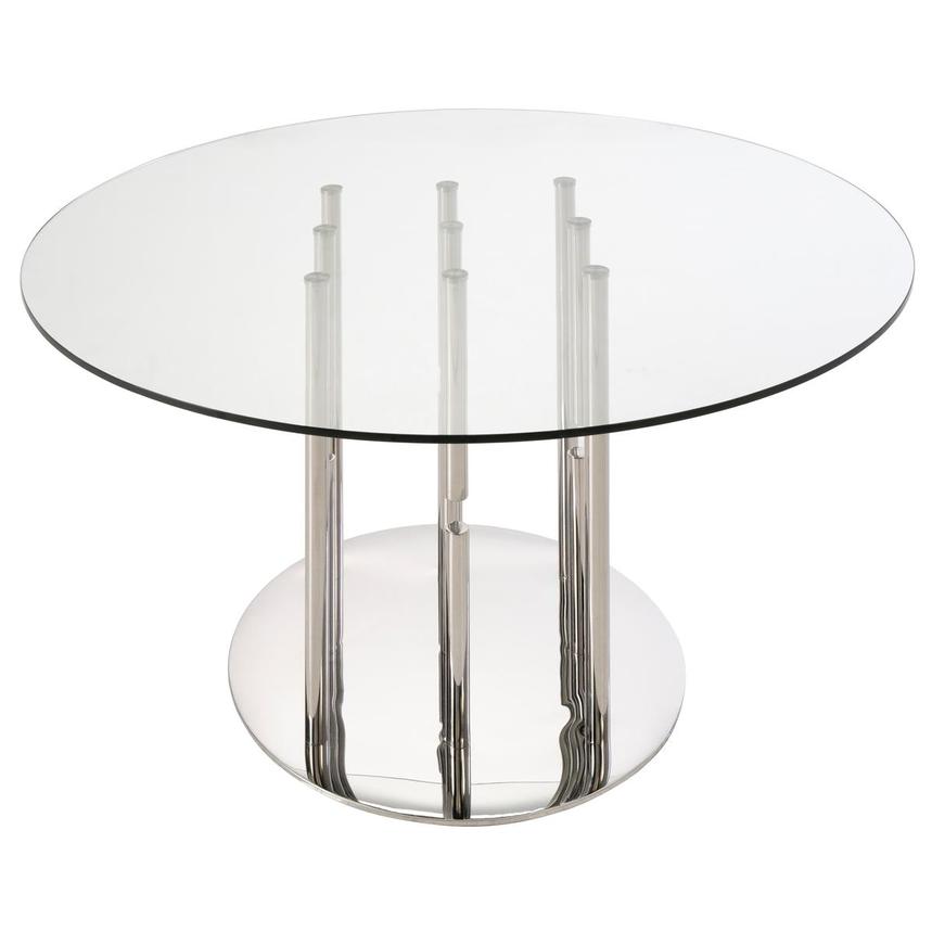 Cascada Silver Round Dining Table  alternate image, 3 of 6 images.
