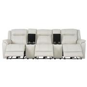 Samuel Home Theater Leather Seating with 5PCS/3PWR  alternate image, 2 of 9 images.