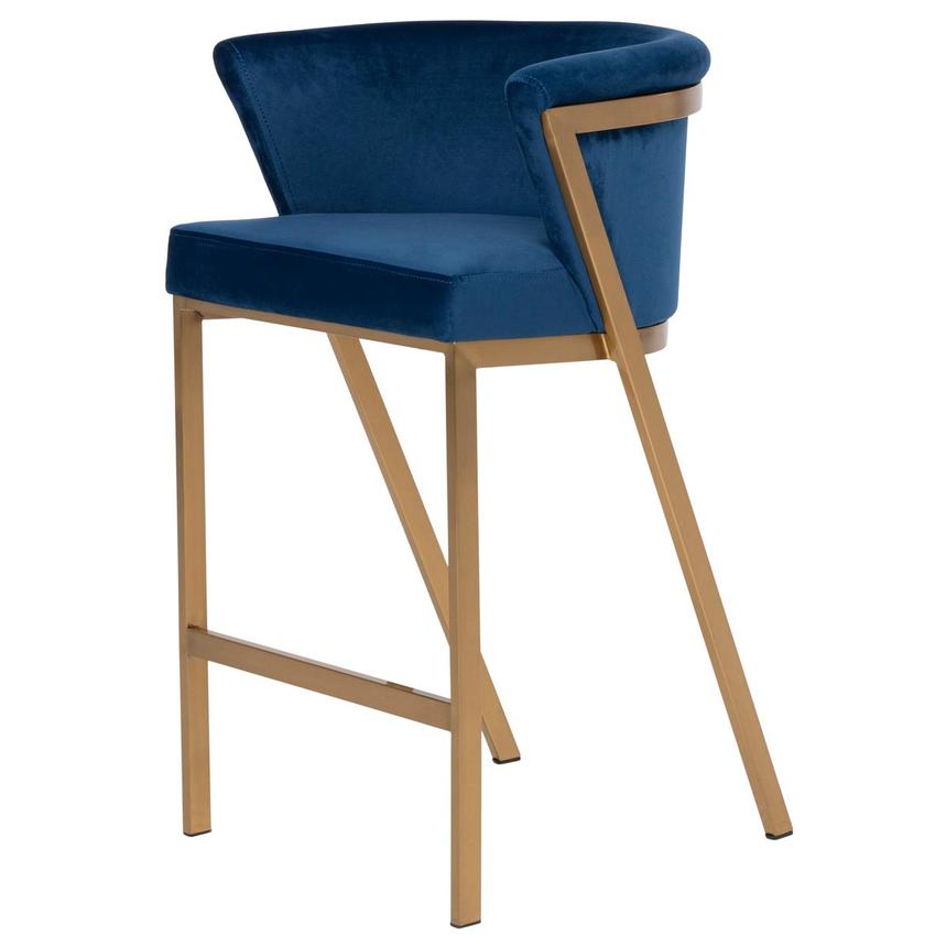 Zion Blue Counter Stool main image, 1 of 9 images.