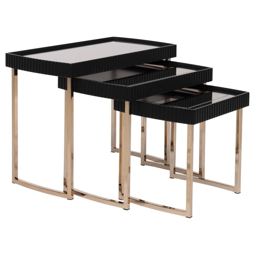 Lainey Black Nesting Tables Set of 3  alternate image, 5 of 10 images.