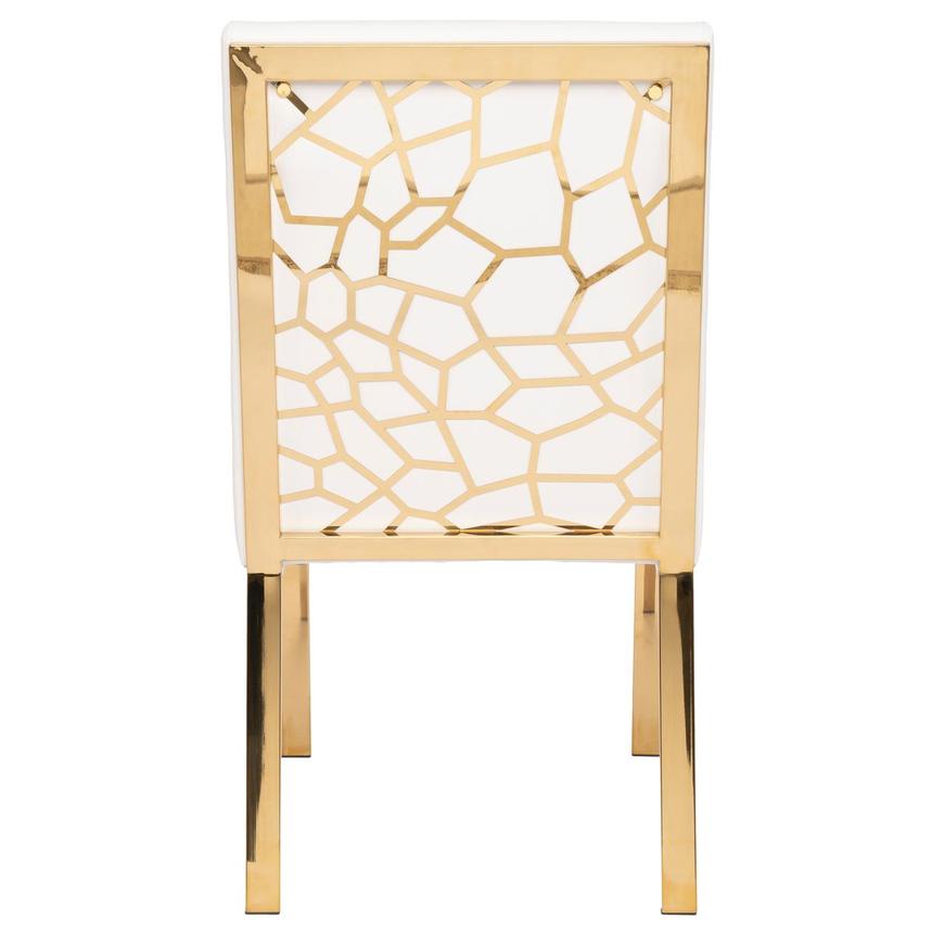 Wellington White/Gold Side Chair  alternate image, 5 of 8 images.