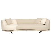 Rhea Cream Swivel Sofa  main image, 1 of 13 images.