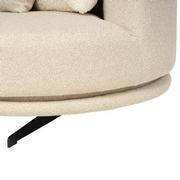 Rhea Cream Swivel Sofa  alternate image, 12 of 13 images.
