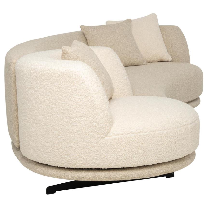 Rhea Cream Swivel Sofa alternate image, 5 of 12 images.