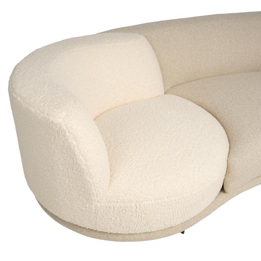 Rhea Cream Swivel Sofa alternate image, 8 of 13 images.