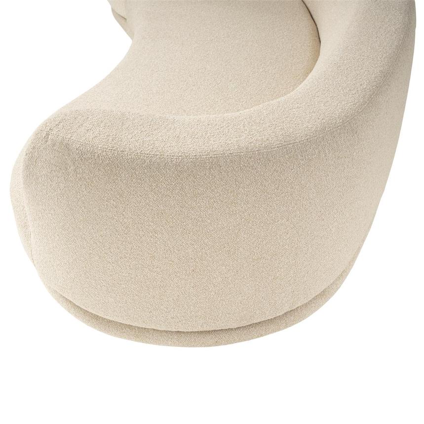 Rhea Cream Swivel Sofa alternate image, 10 of 12 images.